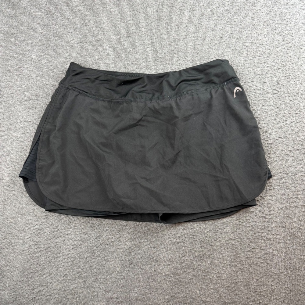 Head Athletic Skort Women's Medium Black Performance Tennis Golf Skirt